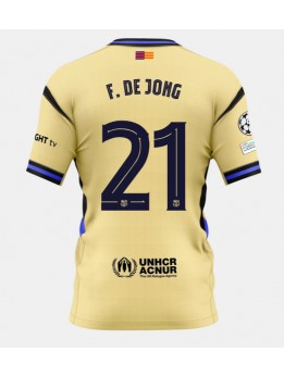 Barcelona Frenkie de Jong #21 Replika Borta Kläder 2025-26 Kortärmad